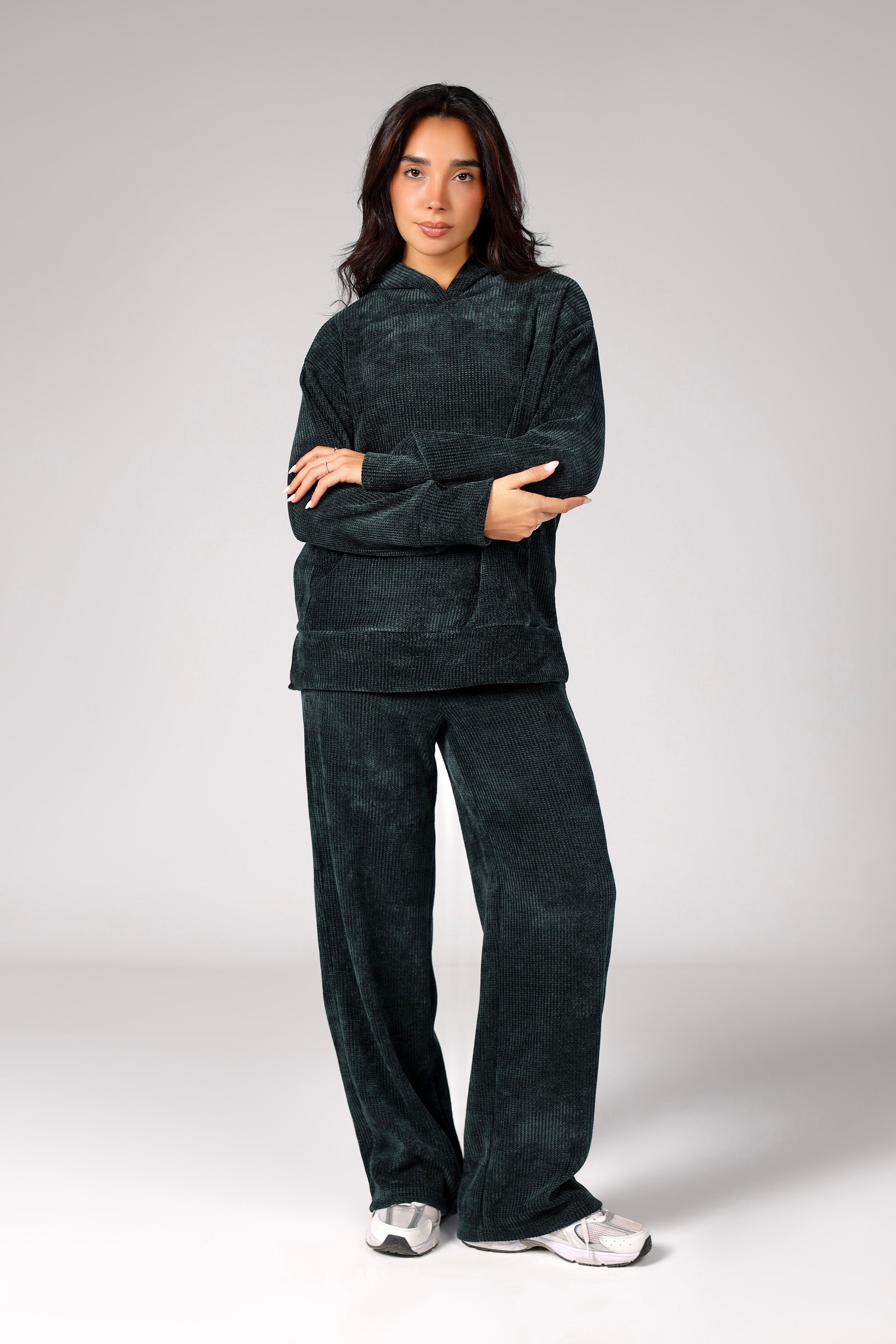 Luxe Knit Co-ord Set - Dark Teel