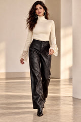 The Black Snakeskin Pants