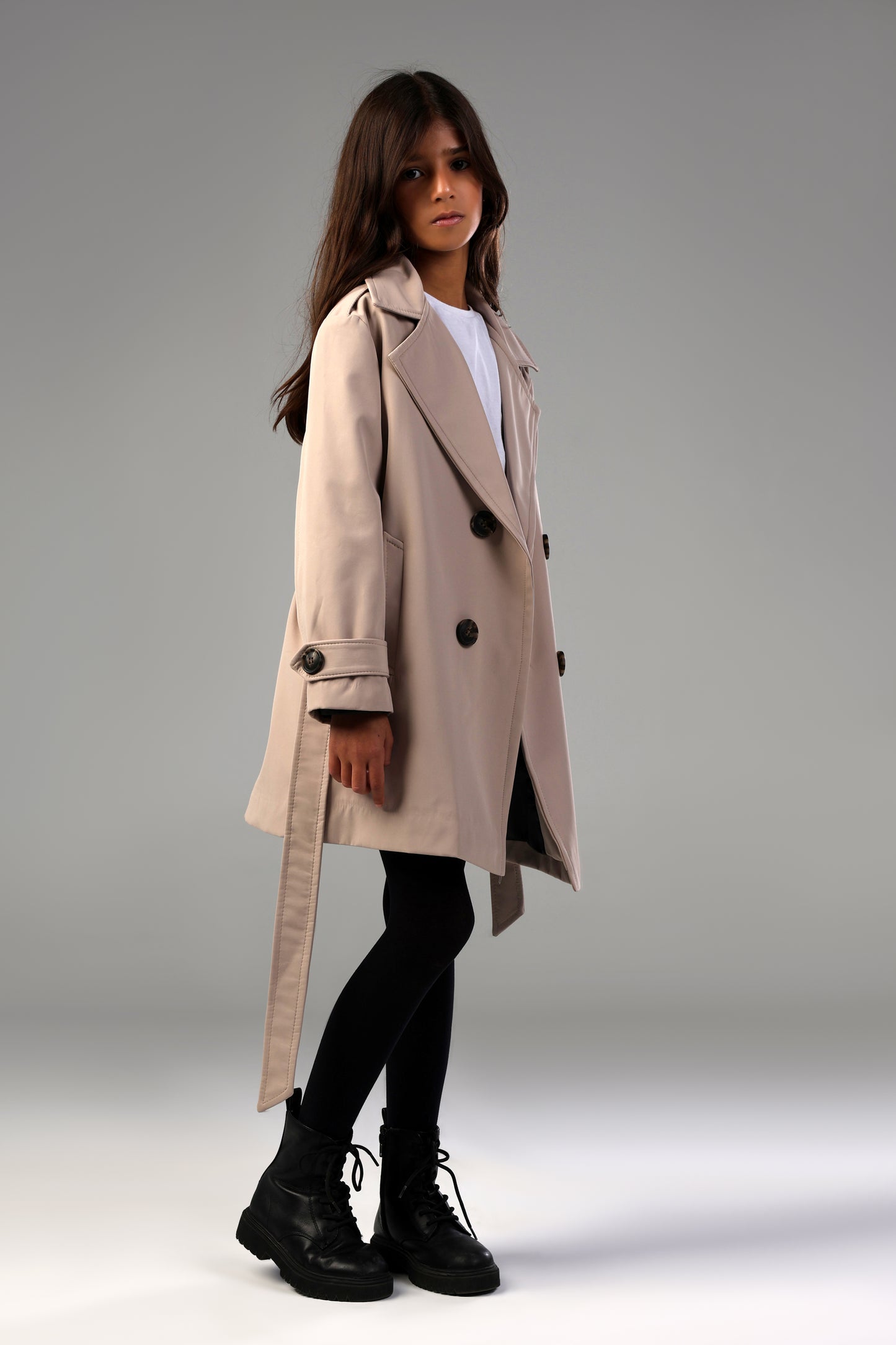 Secret Agent Trench - Beige - Girl