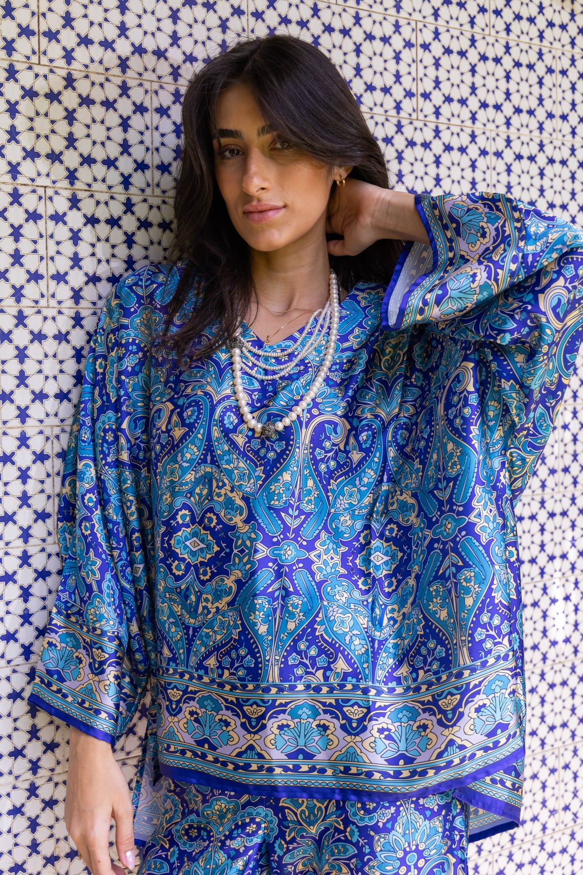 Royal Mosaic Satin Set