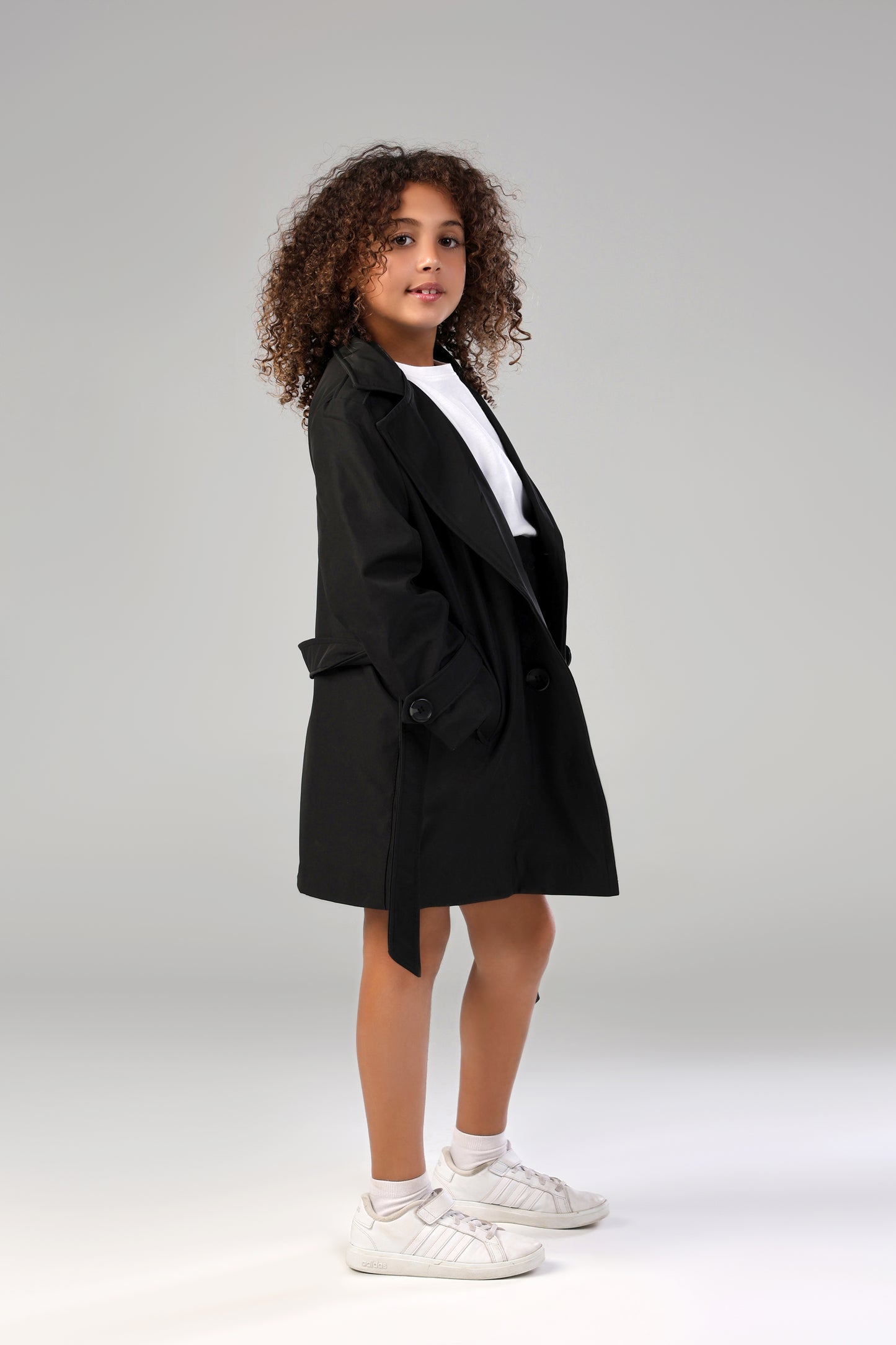 Secret Agent Trench - Black - Girl