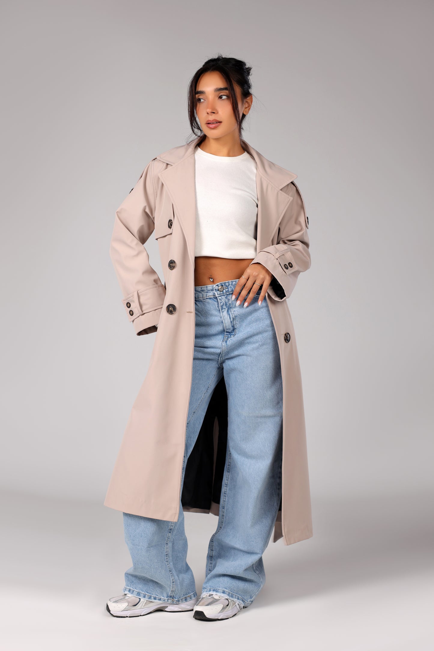 The Timeless Trench - Sand Beige