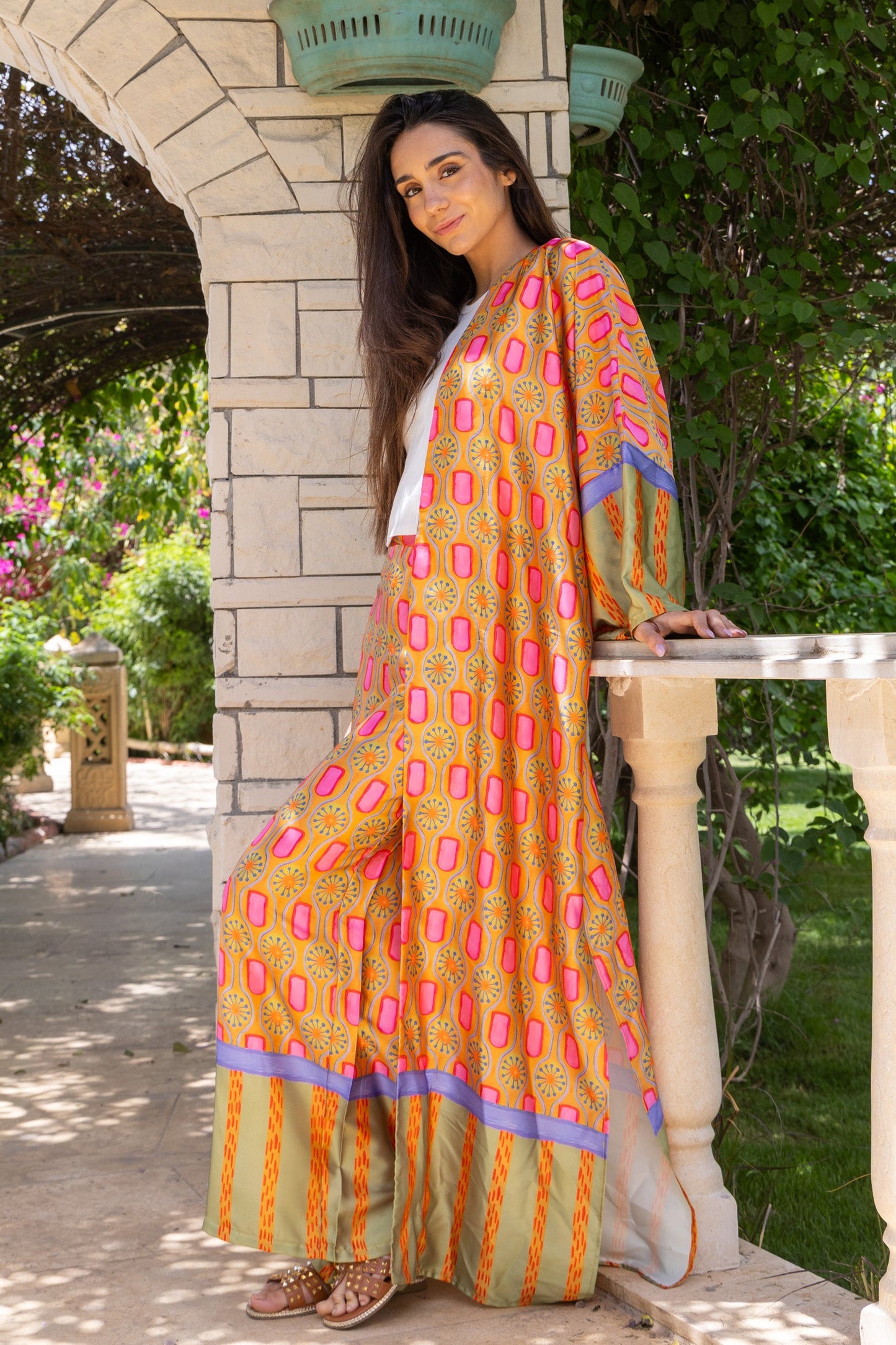 Sunfire Mosaic Satin Set