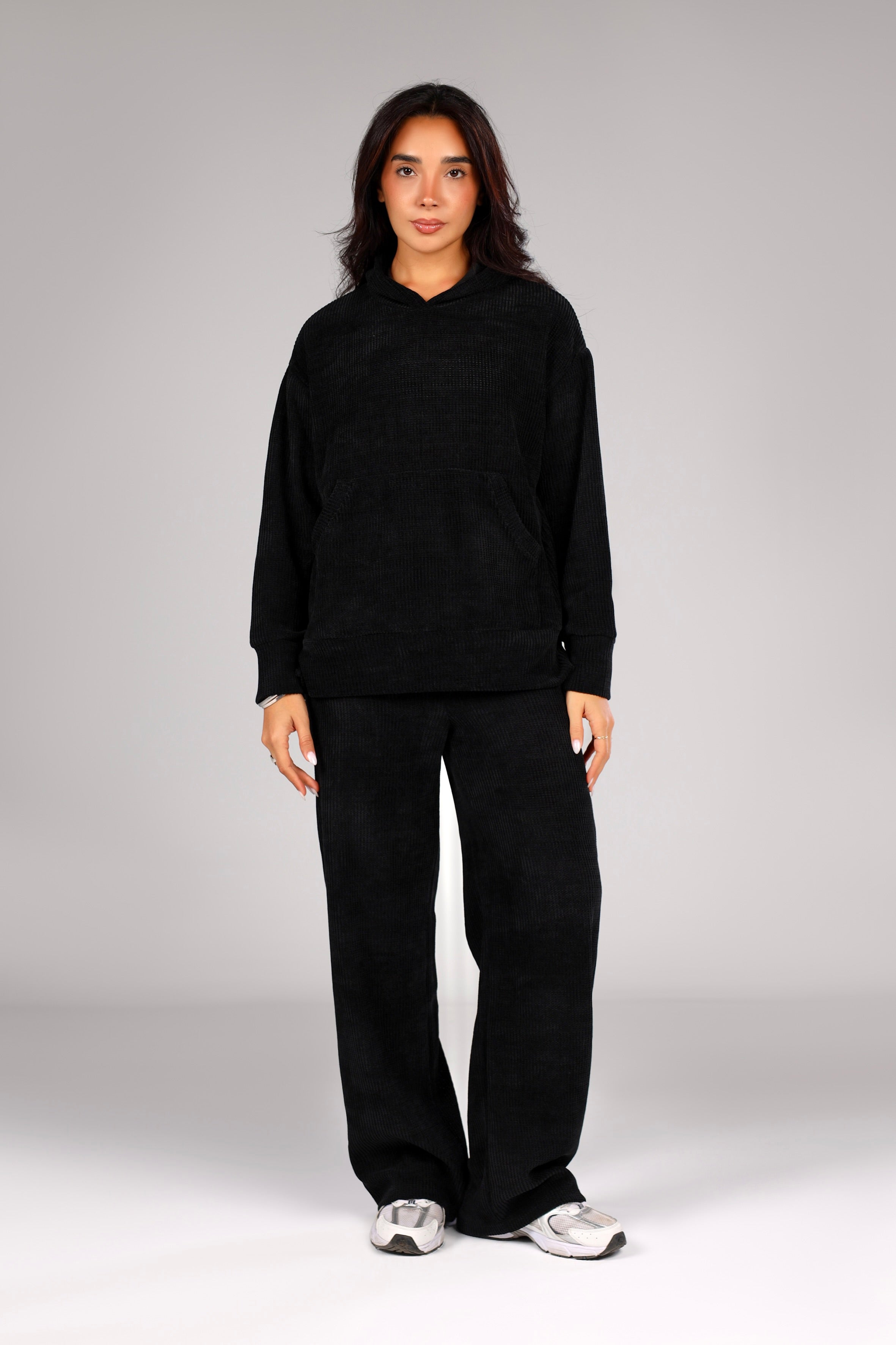 Luxe Knit Co-ord Set - Black