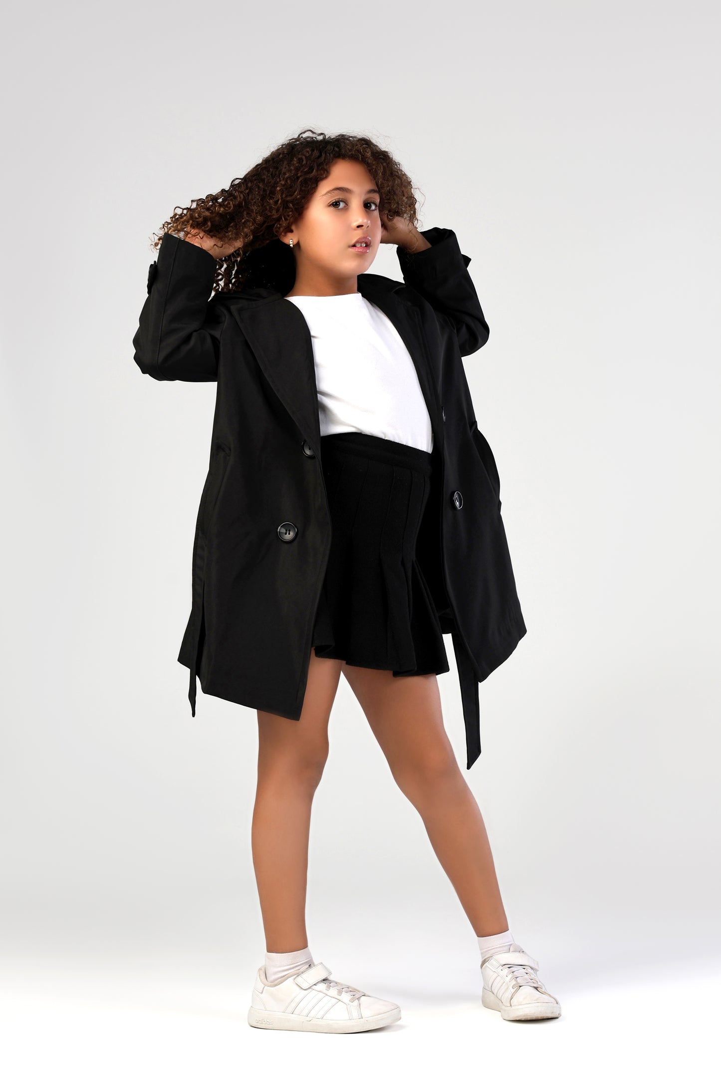 Secret Agent Trench - Black - Girl