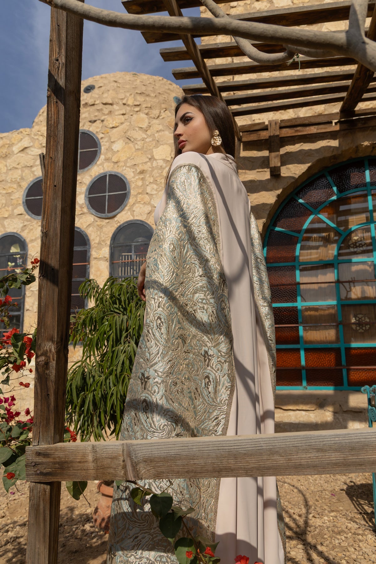 Durrah Cape Kaftan