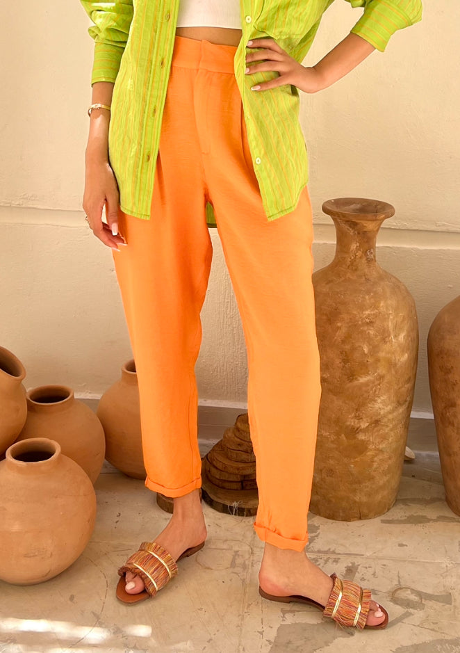 Blossom Orange Pants