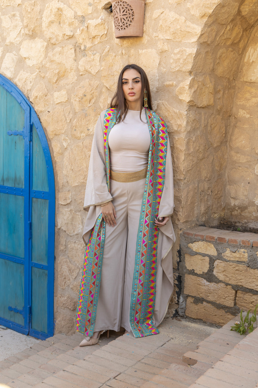 Layali Kaftan - Beige