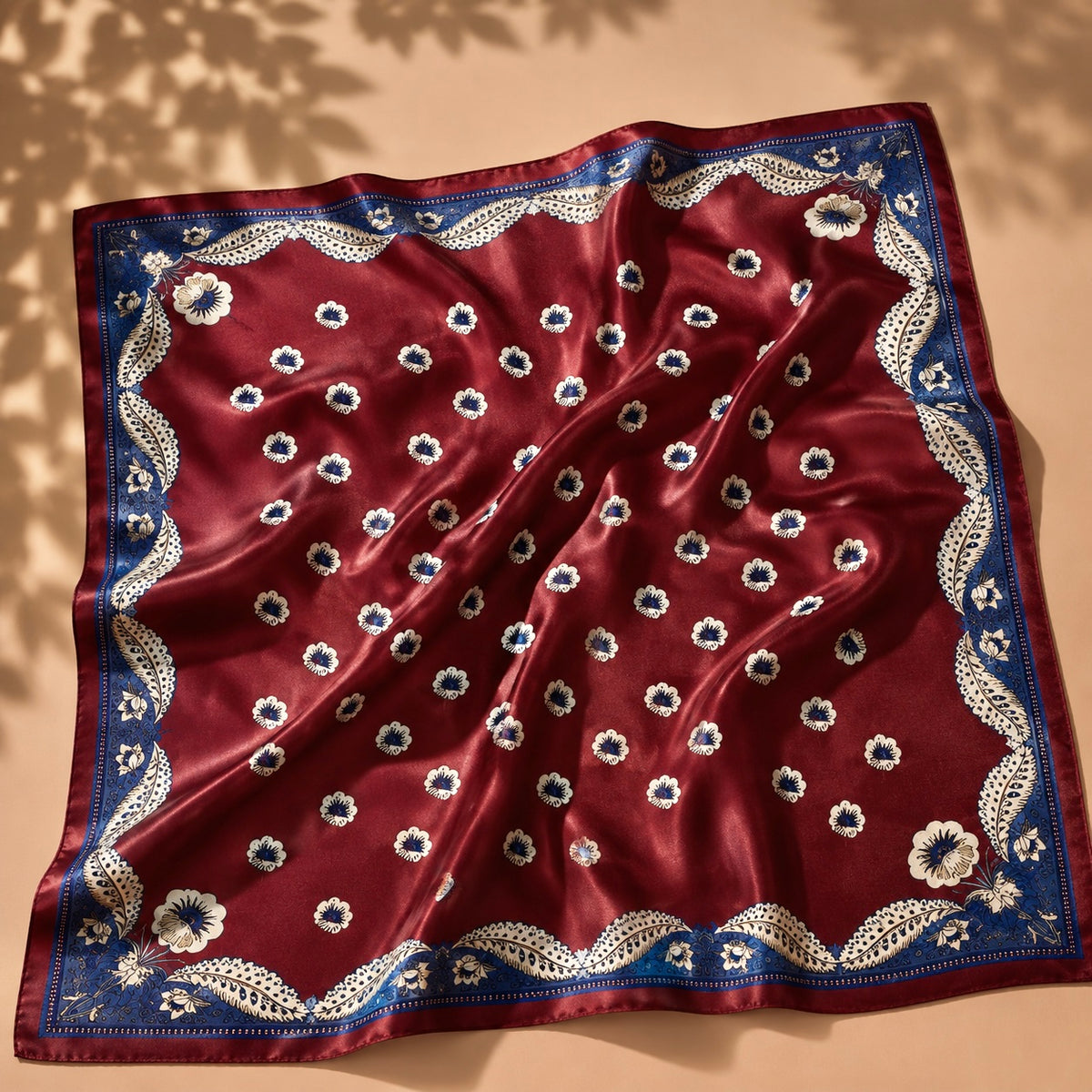 Vintage Silky Scarf