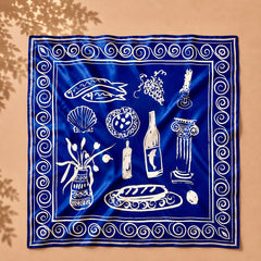 Mediterranean Silky Scarf