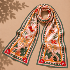 Palm Silki Scarf (rectangular)