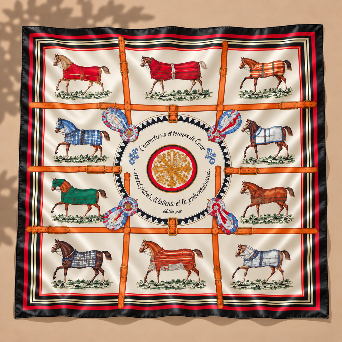 The Royal Stable Satin Scarf