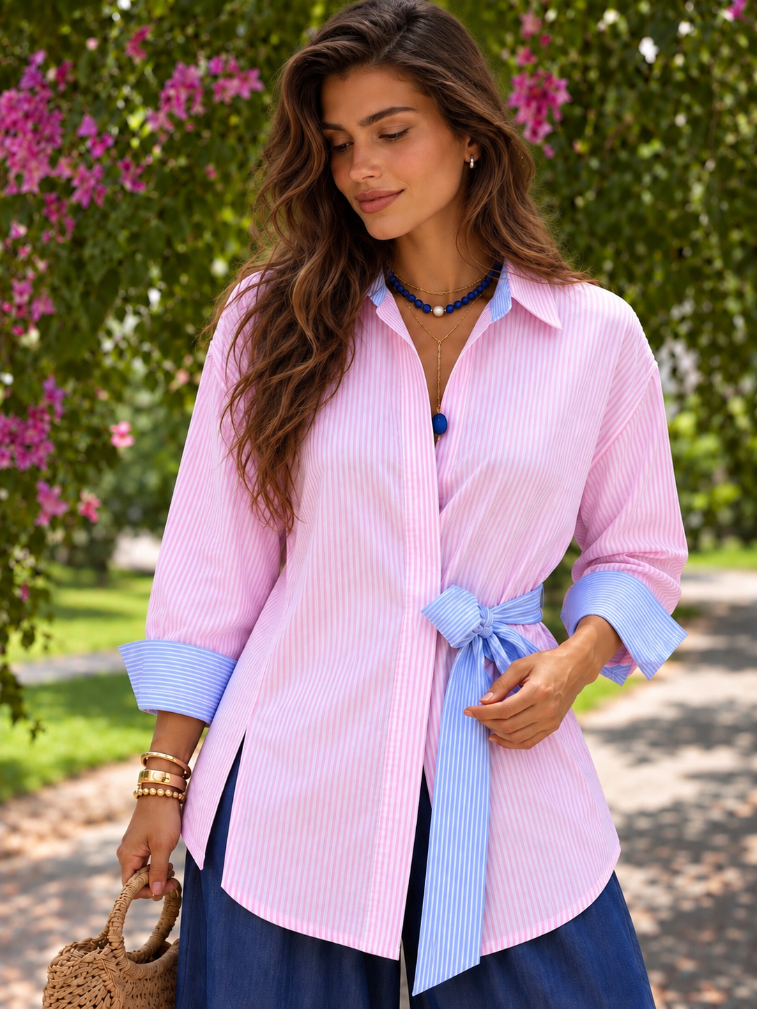 Cotton Candy Wrap Shirt