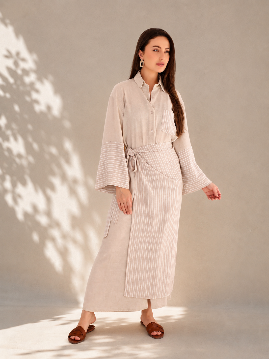 Sunset Beige Dress