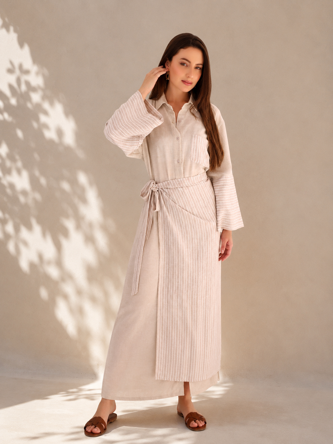 Sunset Beige Dress