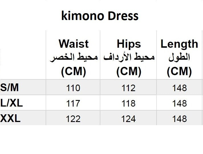 Half & Half Kimono Dress