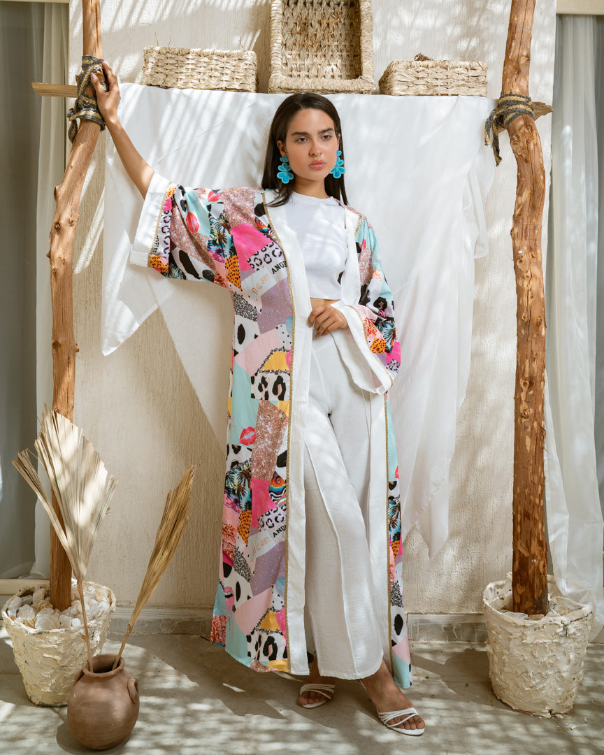 Boho Kimono Set