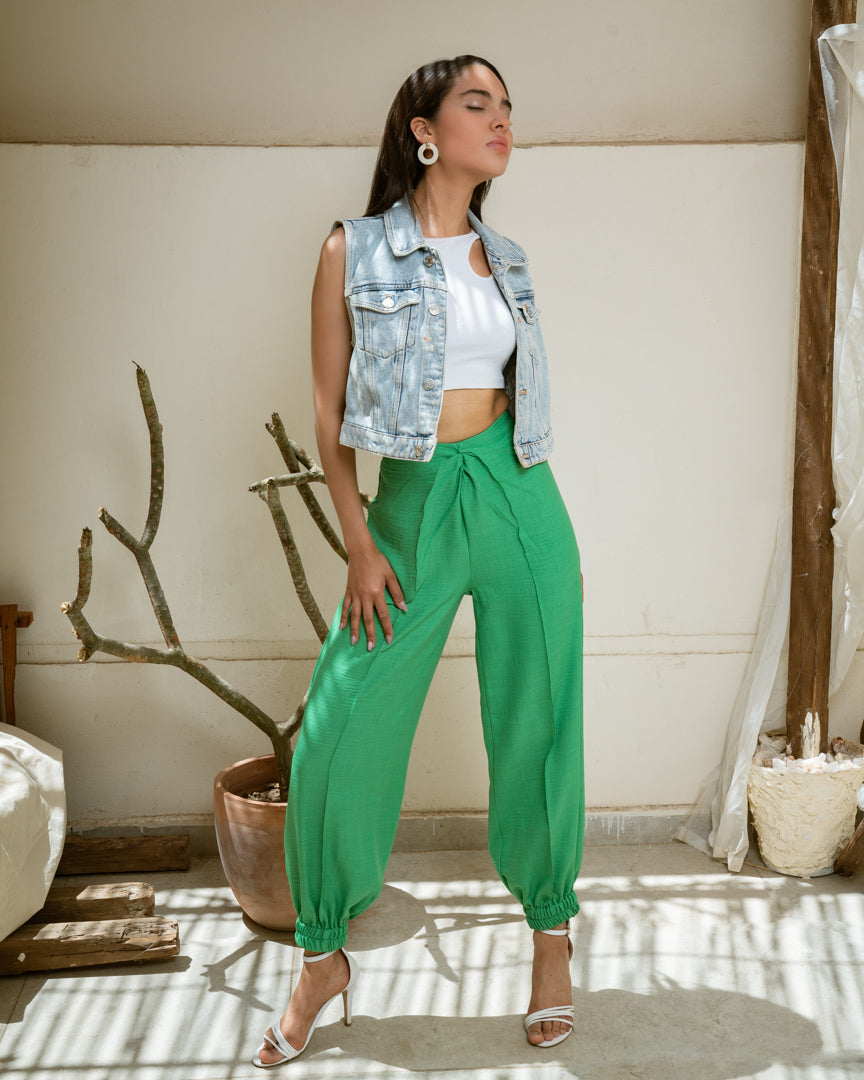 Green Aladdin Pants