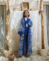 Royal Blue Floral Kimono