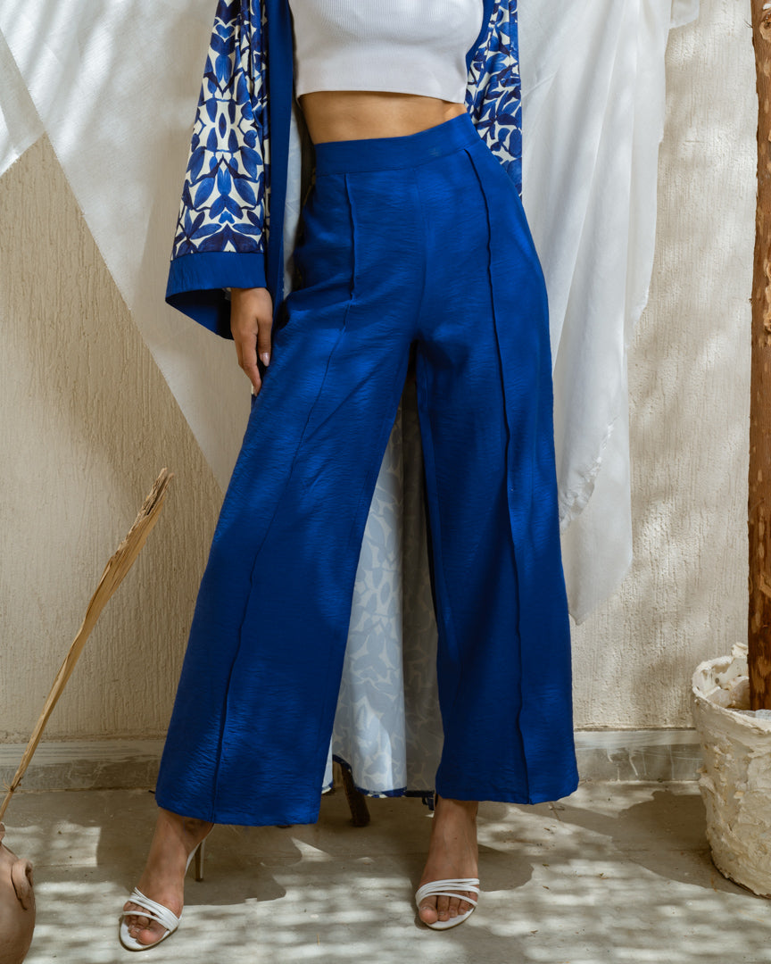 Royal Blue Wide Leg Pants