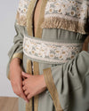 Olive Roman Belt Kaftan