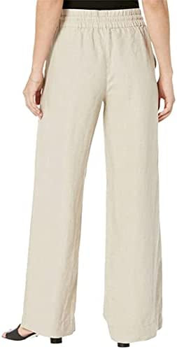 Beige Wide Leg Pants