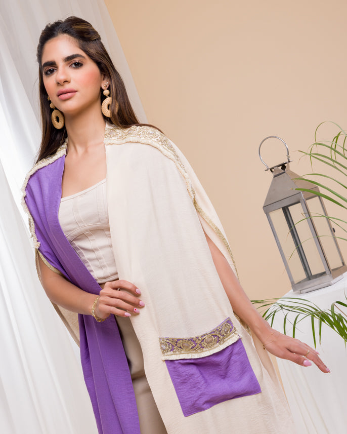 Almas Purple Kaftan