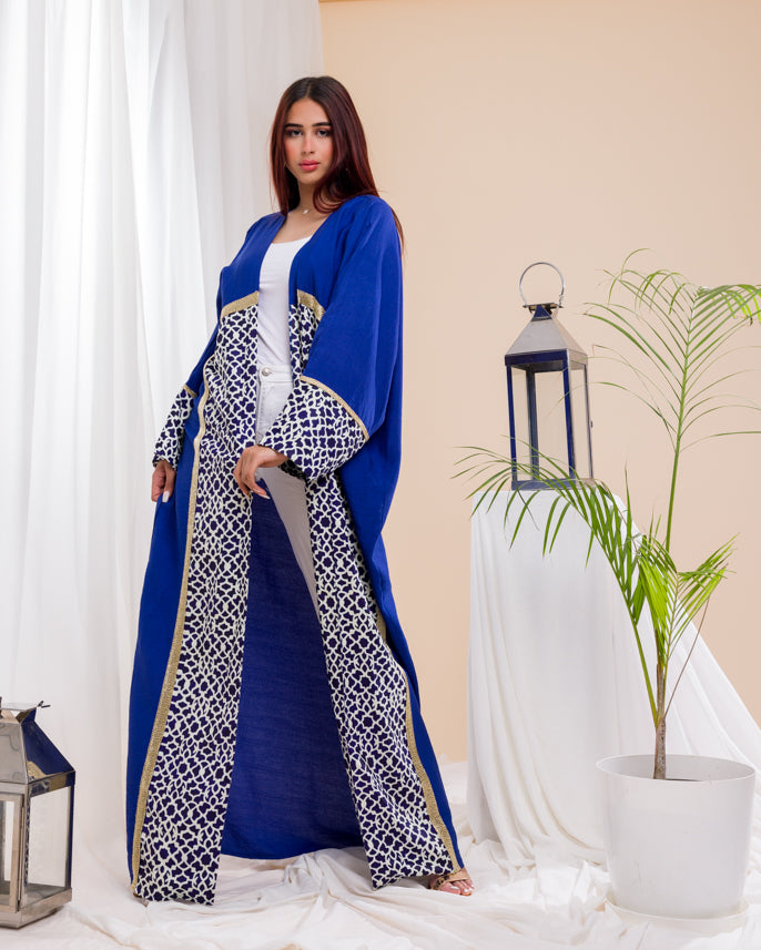 Mitra Royal Blue Kaftan