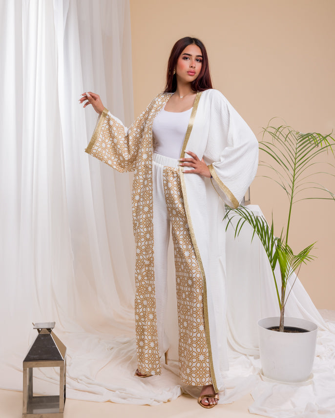 Sultana White Kimono