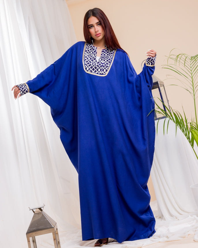 Zoya Royal Blue Kaftan