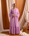 Lavender Waikiki Embroidery Dress