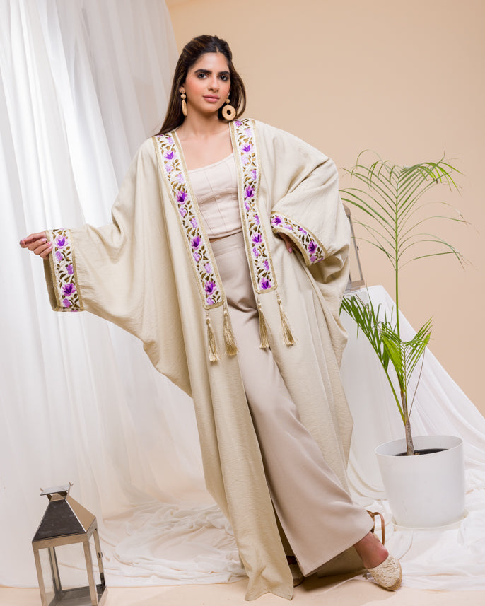 Najma Beige Kaftan