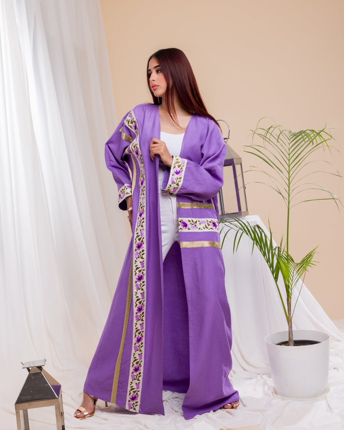 Jabeen Purple Kaftan