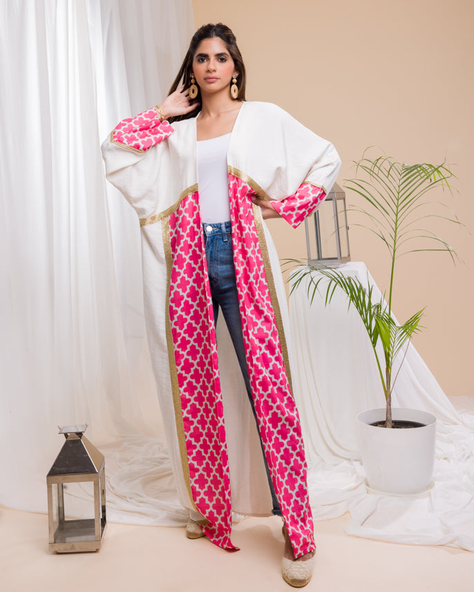 Mitra White Kaftan